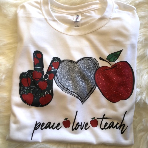 Peave Love Teach Tee - Picture 2 of 5